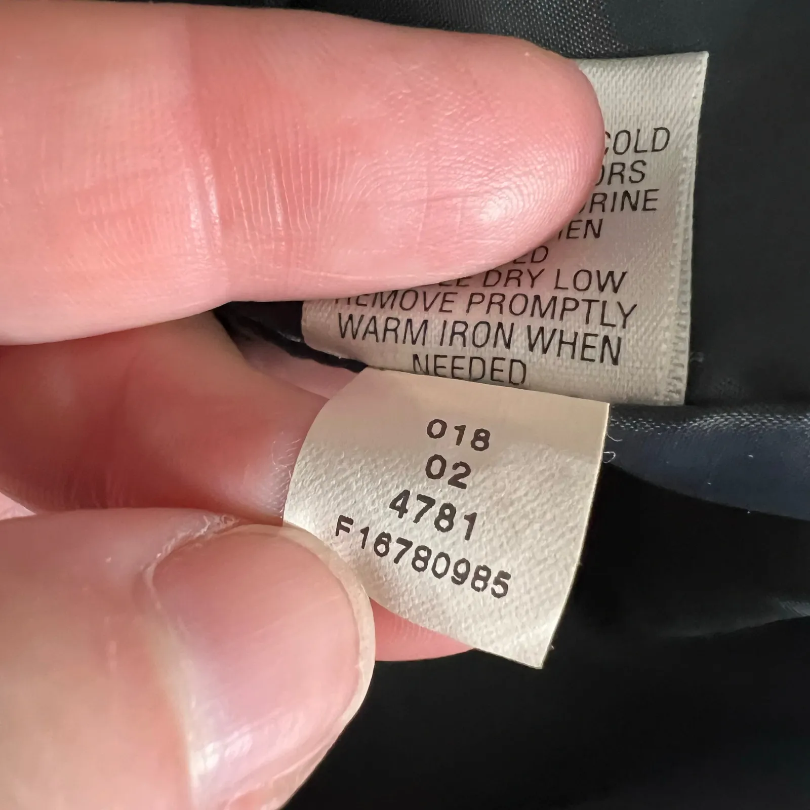 Vintage Merona Womens Dress Coat Jacket Button Close Collared Buckle Cuff Black - Image 12