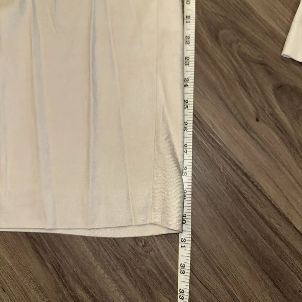 Maeve Anthropologie Pleated Wide Leg Cropped Pants Linen Blend‎ Size 1X - Image 8