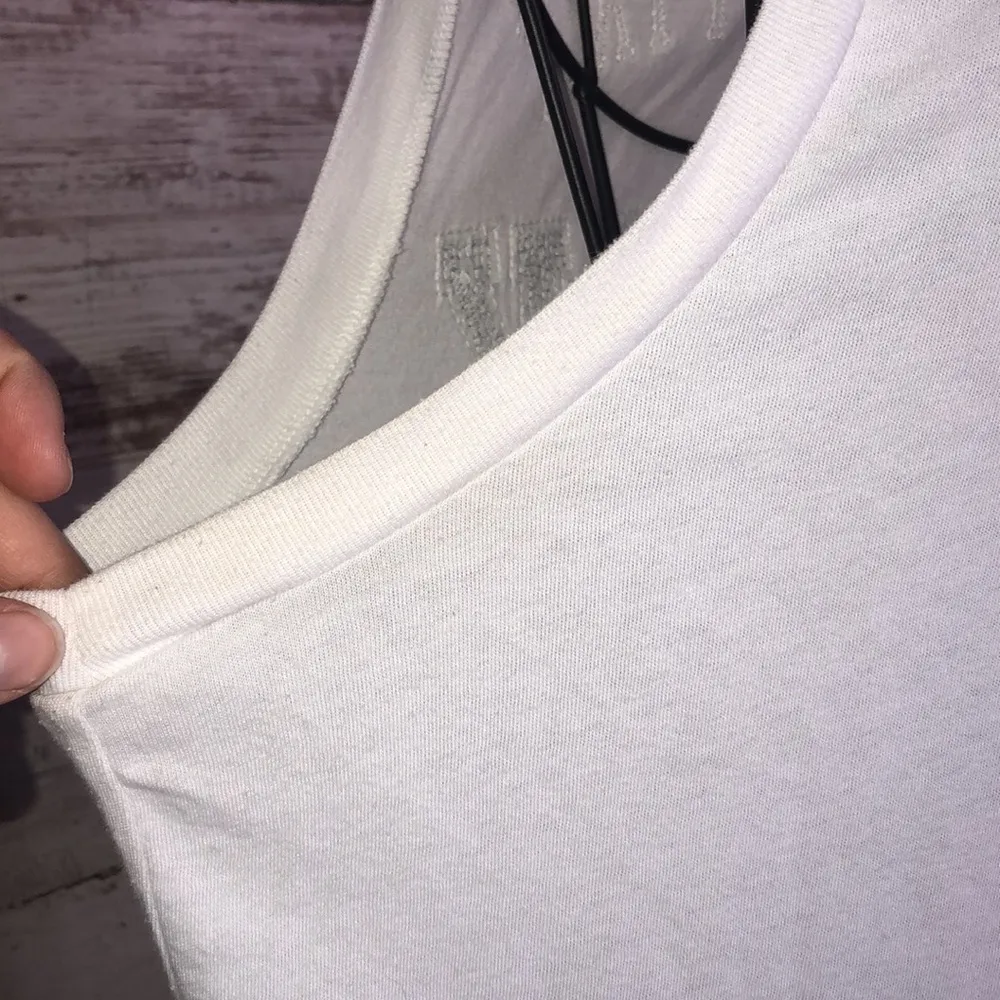 Pink Victoria’s Secret tropical tank top size medium bling tank top summer warm‌ - Image 9