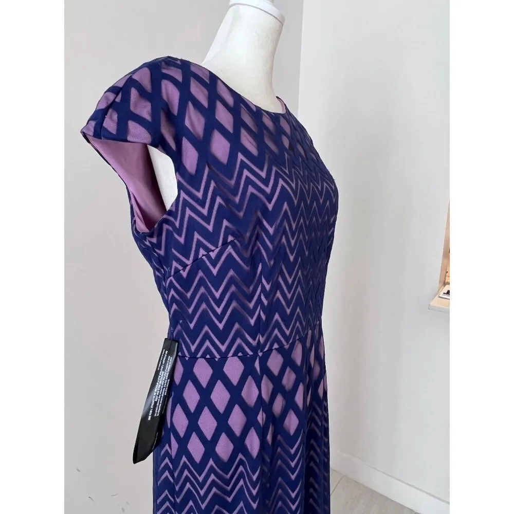 JS Collections LINDA CAP SLEEVE COLUMN GOWN Size 8 new without tags - Image 2