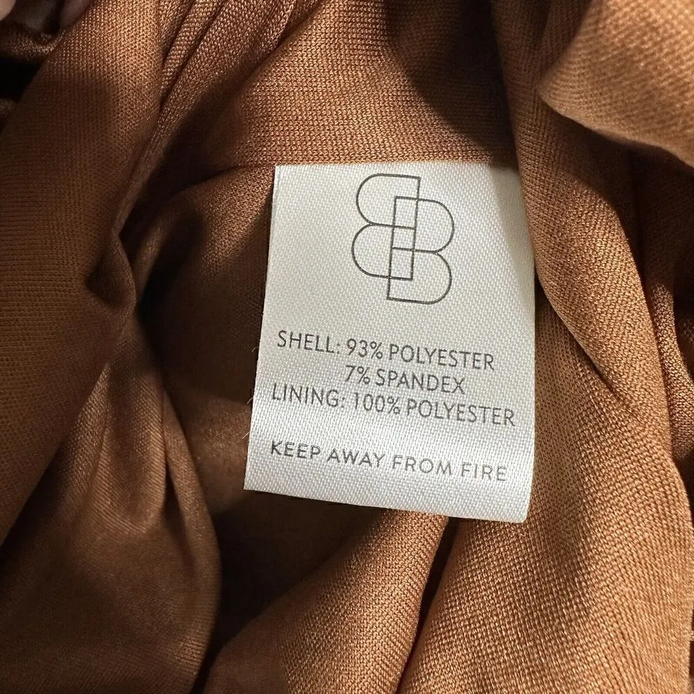 Baltic Born Tatiana Velvet One Shoulder Maxi Dress Women's Rust Size Small - Image 6