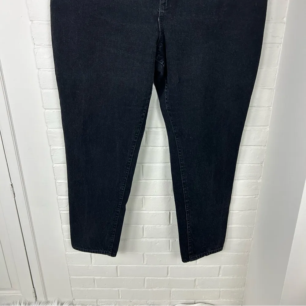 Lee Vintage Black Denim Mom Straight Jeans - Image 4