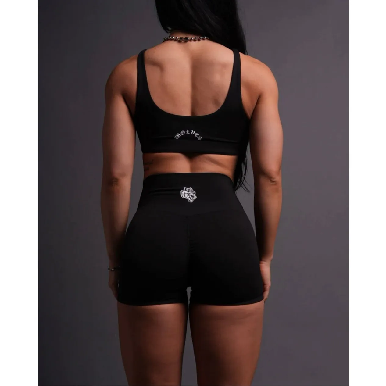 Darc Sport SHE Chopper V2 Energy Pump Shorts M Black Gym Weightlifting Wolf Size M - Image 3