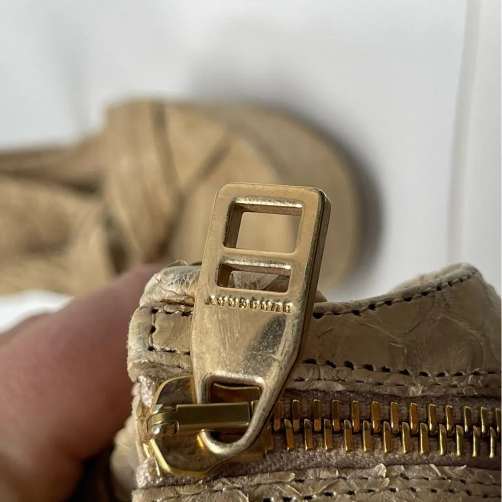 BURBERRY 2000s pink powder snakeskin platform Sandals sz 35 - Image 7