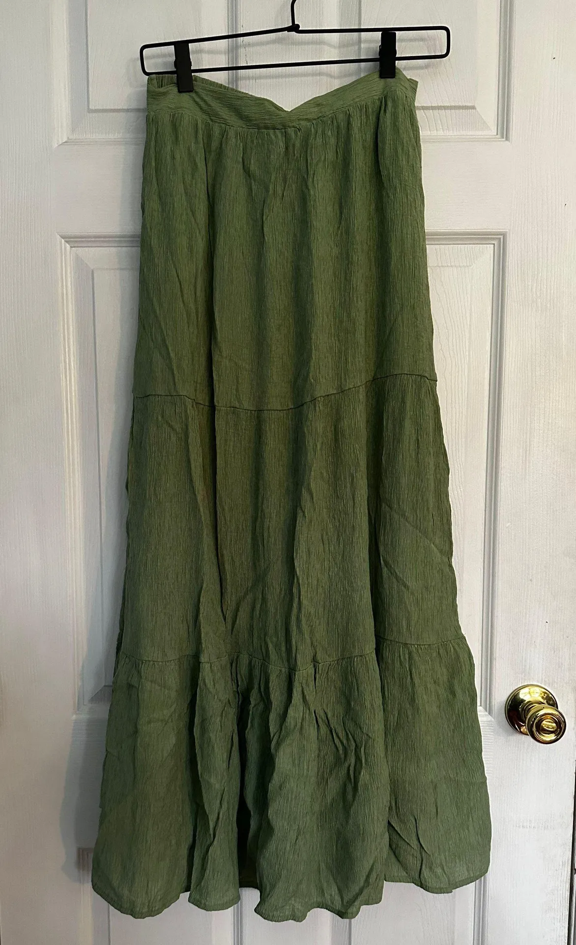 Lulus Green Maxi Skirt - Image 4