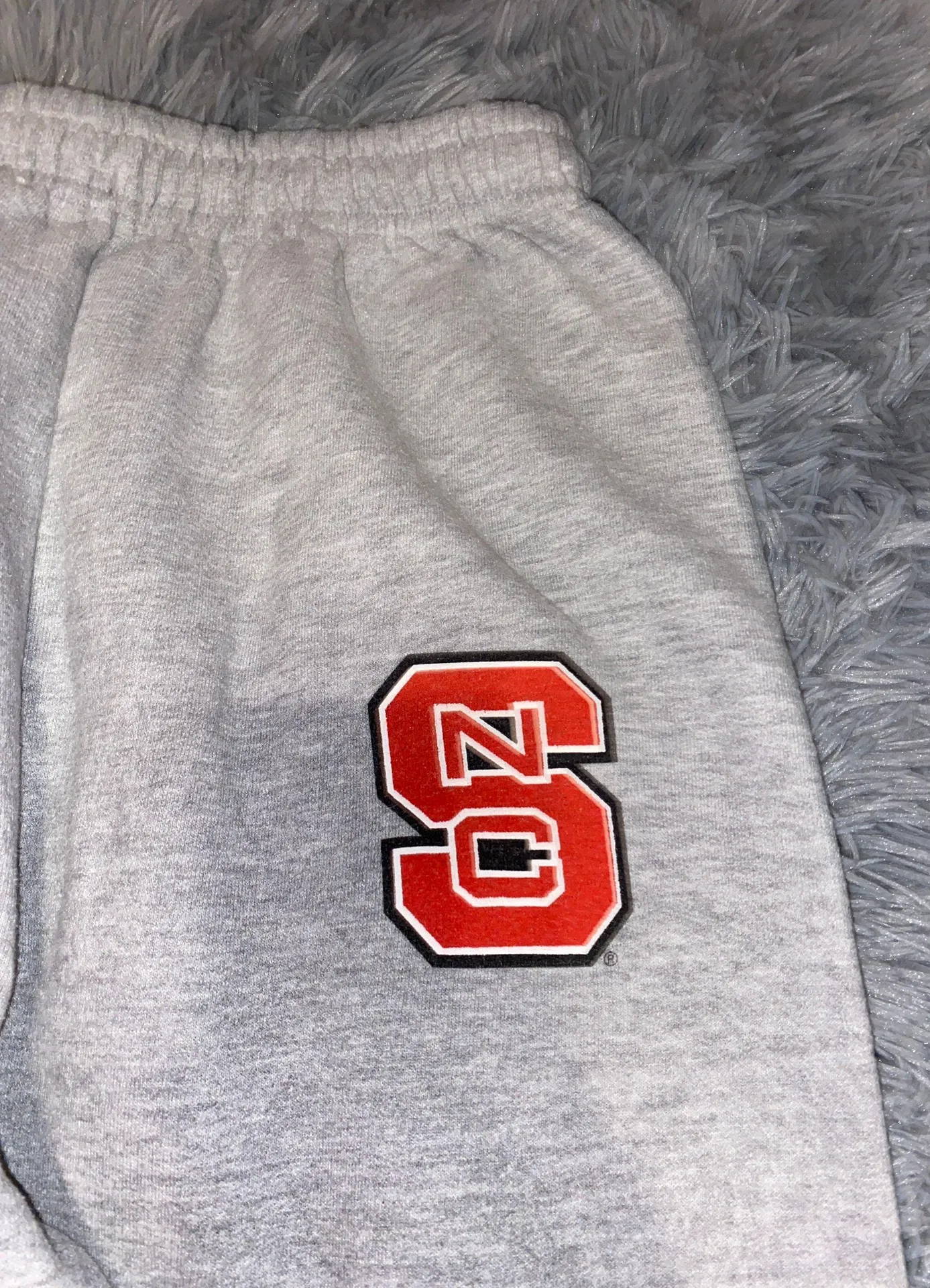 NC State Sweatpants Gray Size M - Image 3