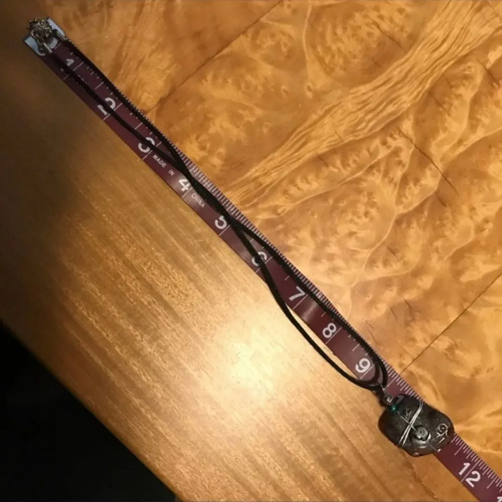 Handcrafted Glass Wire Bead Necklace Silver - Image 5