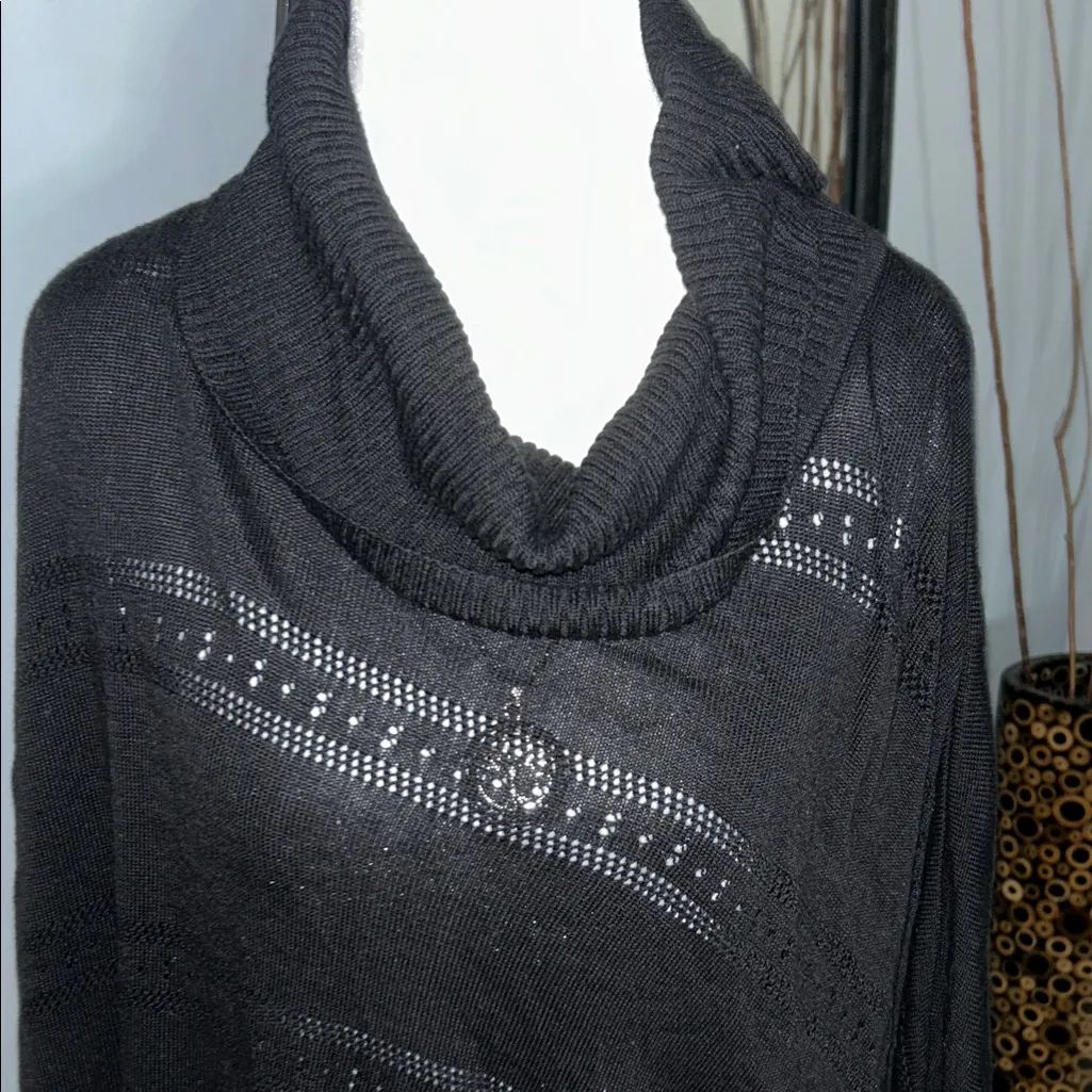 AB Studio Black Cowl Neck Sweater - Image 8