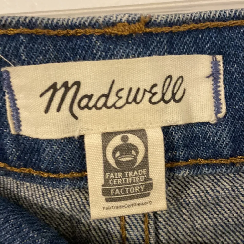 Madewell Indigo Denim Jeans Classic Straight Jean size 26 inseam 25” - Image 3