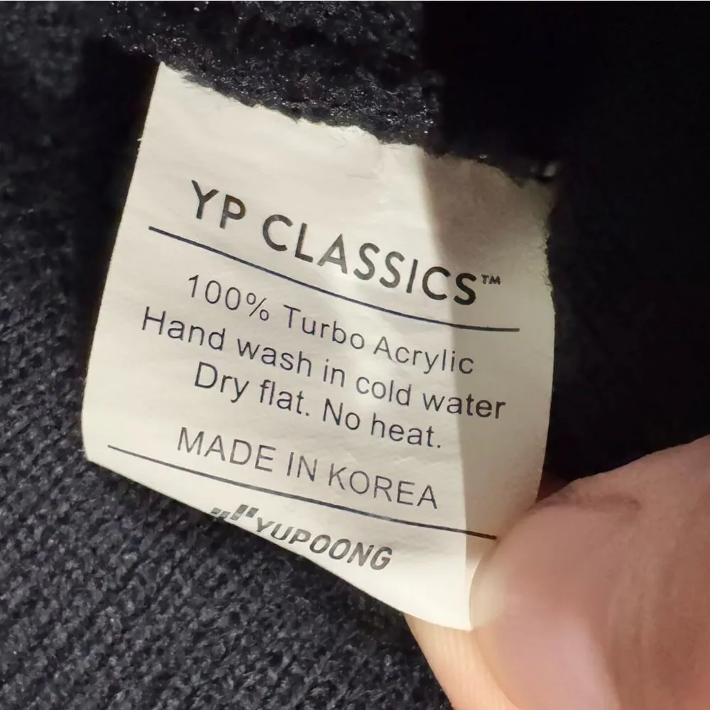 YP Classics Strawberry Girls Rose Beanie Black - Image 2