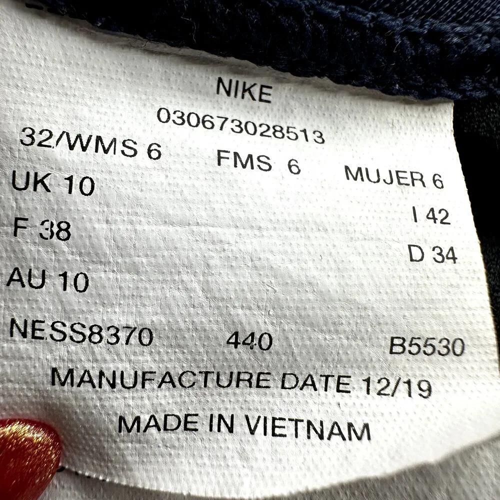 Nike Hydrastrong Fastback One Piece Swimsuit High Support Open Back Navy Solid 6 - Image 4