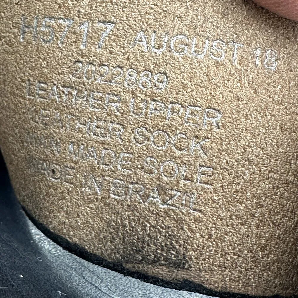 Madewell The Boardwalk Sandal Leather Adjustable Ankle Strap Buckle Flat Black 9 - Image 4