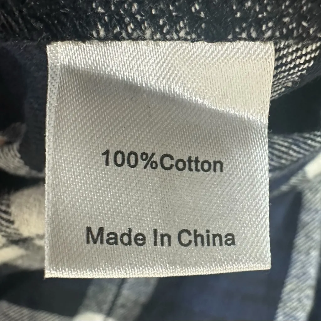 Tuckernuck Saranac Midnight Plaid Flannel Shirt Small - Image 13