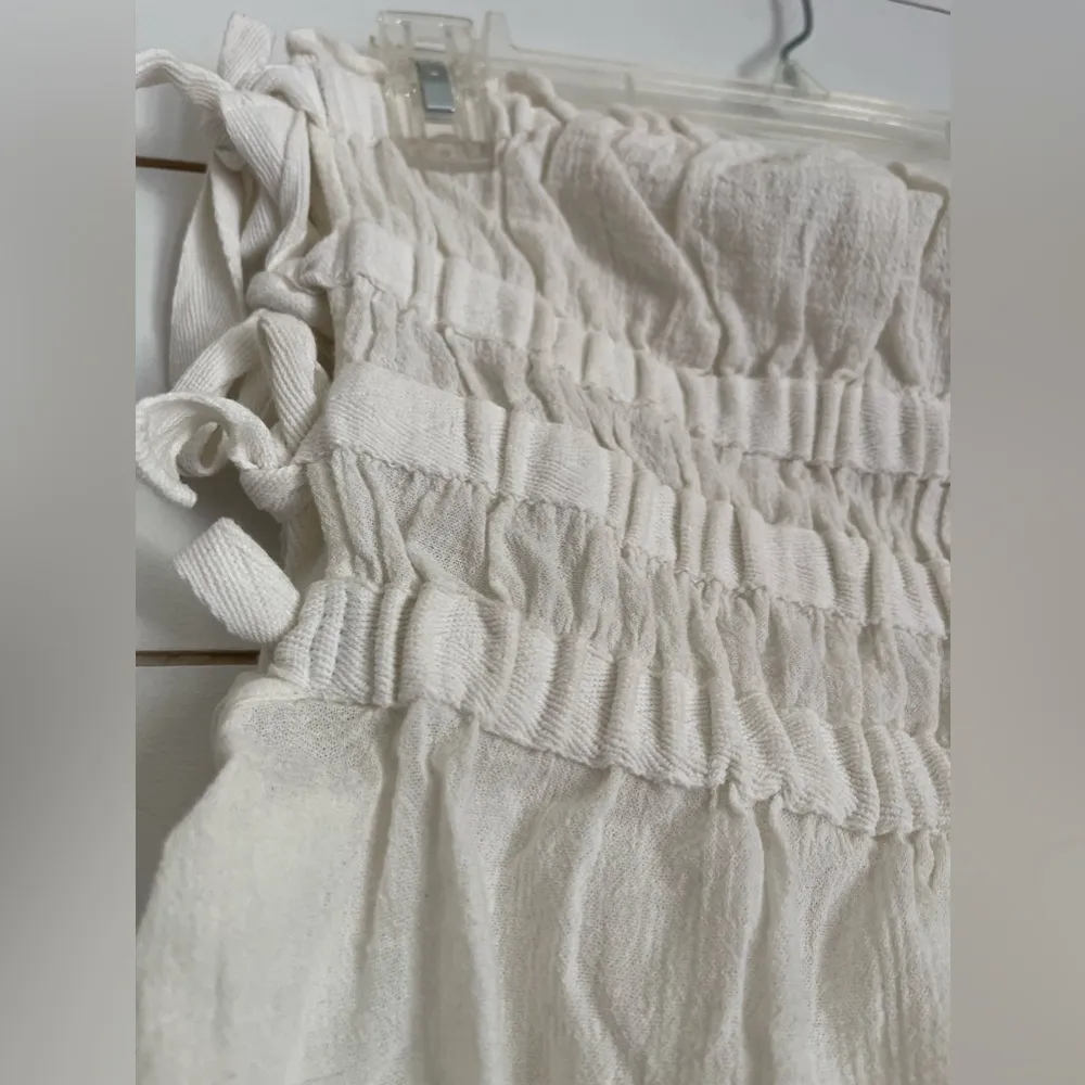 Jen's Pirate Booty Free People x Fleetwood Gauzy Tunic xs ivory nwot - Image 5