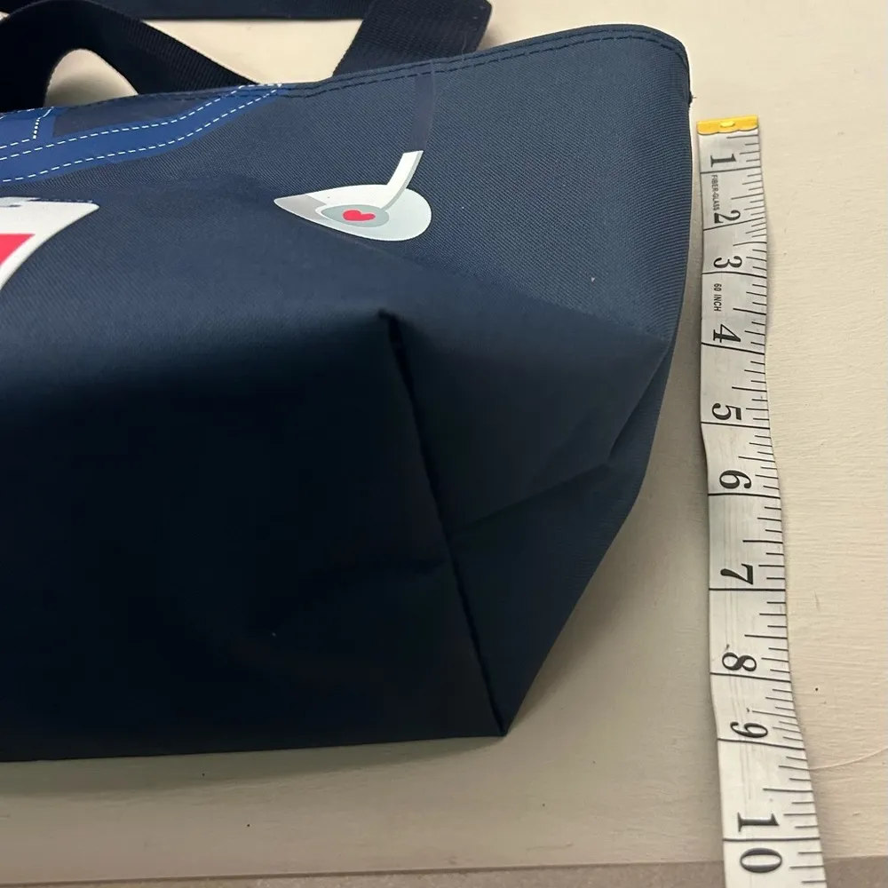 Nurse pattern Dark Blue Tote Bag with Bright Accents and Sturdy Fabric - Image 8