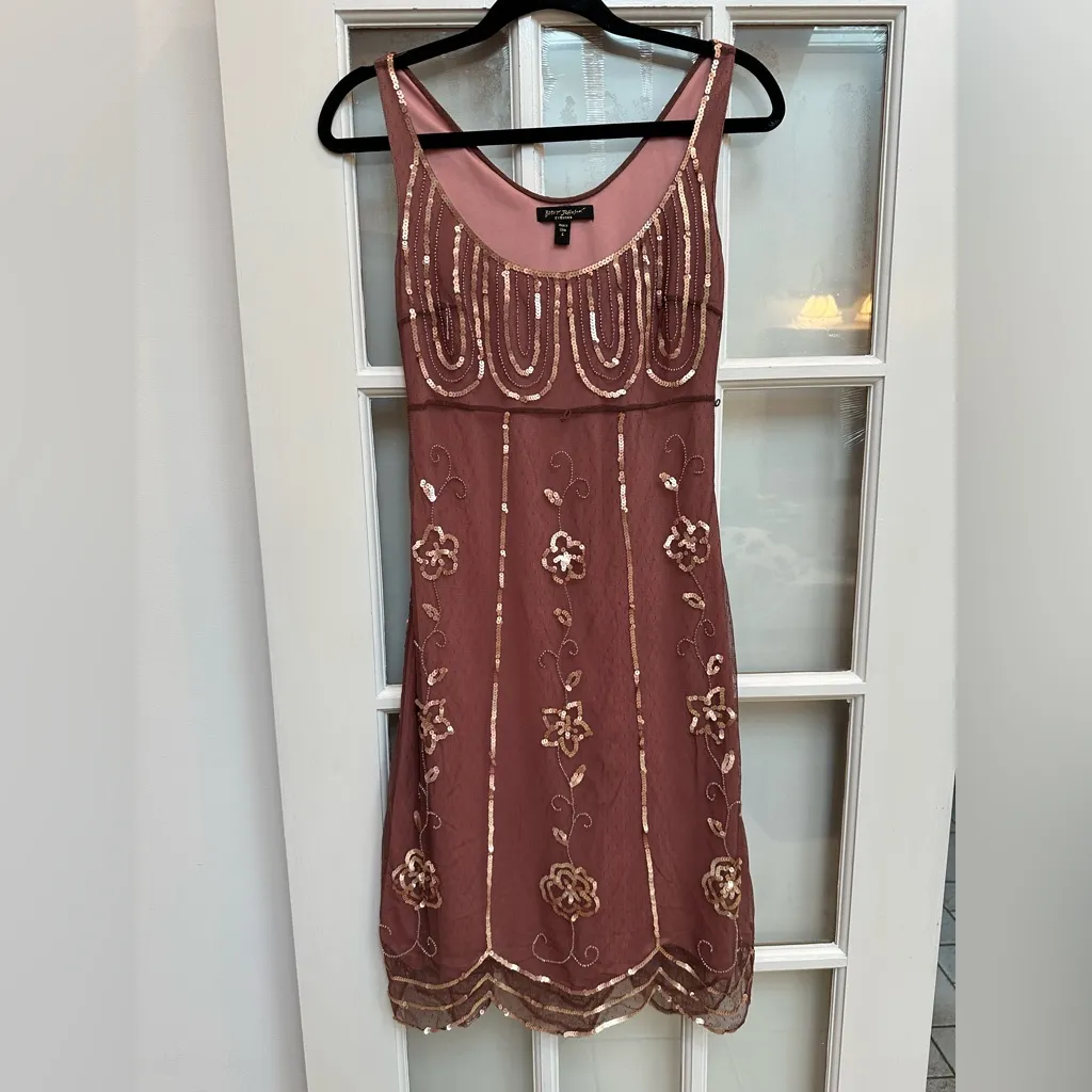 Vintage Betsey Johnson 90’s Y2K Flapper Sequin Whimsical Fairy Dress Size 4 RARE - Image 14