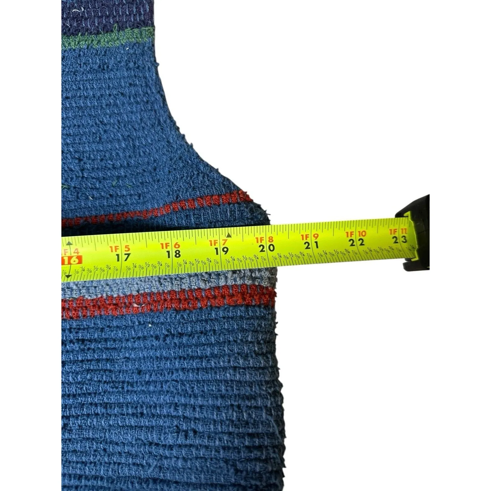 SUSAN BRISTOL Vintage Women's Colorful Striped Vest‎ Large - Image 6