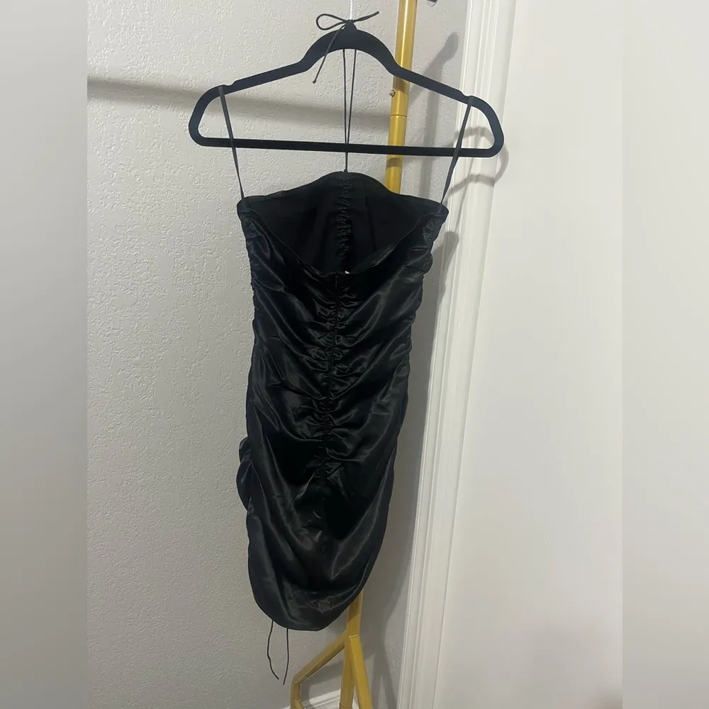 WHITE FOX BOUTIQUE Midnight Glow Mini Dress in Black - Image 4