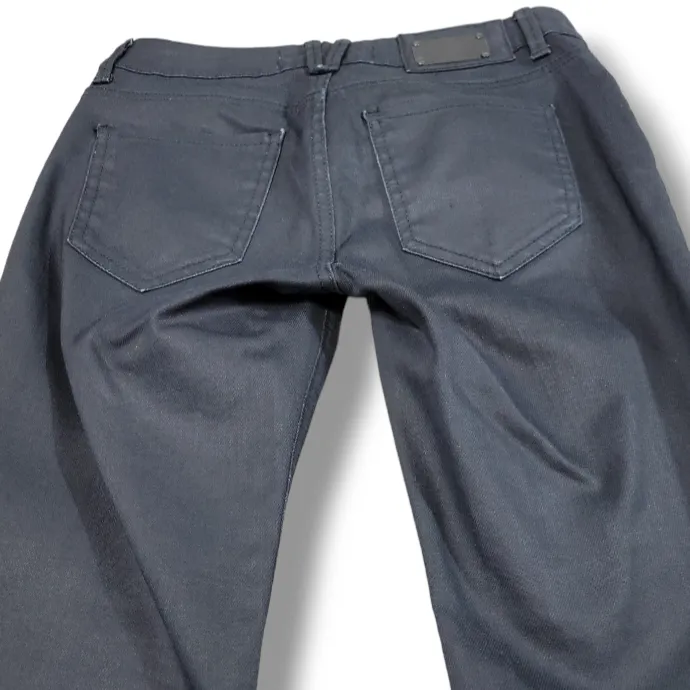 Zara Jeans Size 4 28x32.5 Women's Zara Basic Skinny Jeans Ankle Zip Moto Jeans  - Image 5