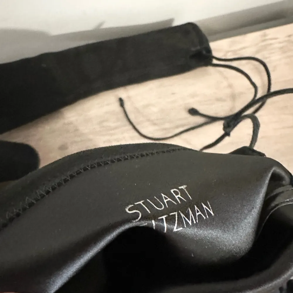 Stuart Weitzman Highchamp Velvet Over-the-Knee Boot Black size 6 women suede - Image 8