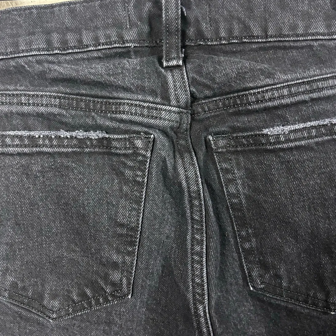 Abercrombie & Fitch 90s High Rise Straight Black Jeans size 27 Short - Image 12