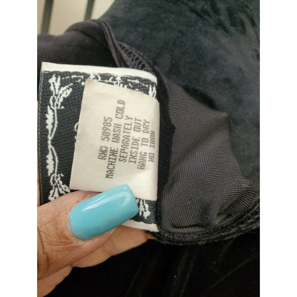 Dressing Clio Women's Black Lycra Round Neck Sleeveless Casual Long Maxi Dress M Size M - Image 10