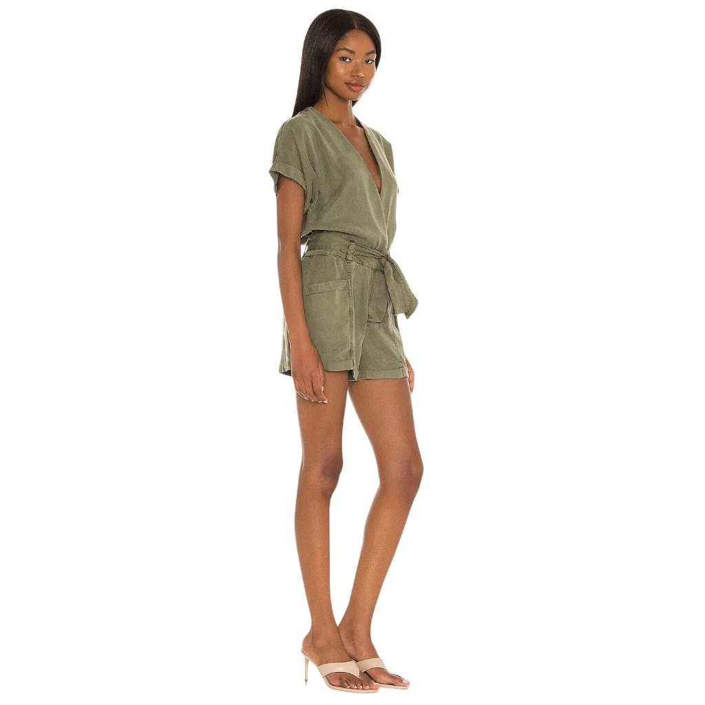 YFB CLOTHING Axel Romper in Cadet Pigment Large New Womens Outfit - Image 3