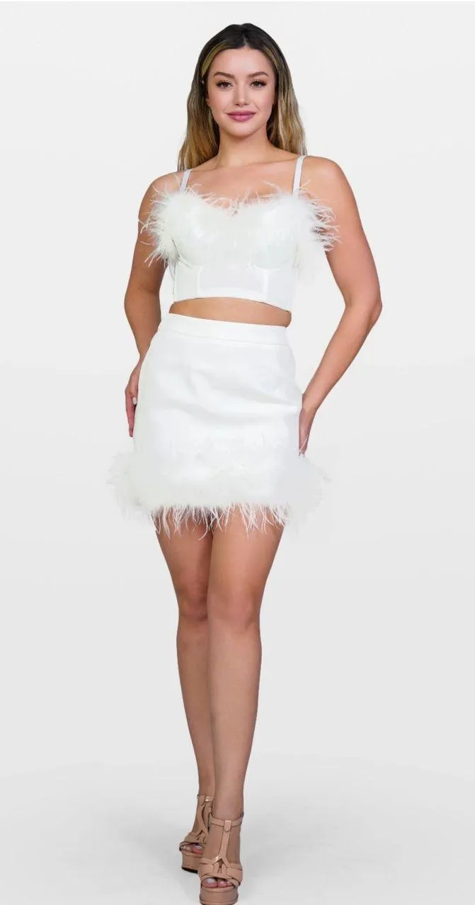 White Thirty Thirty Skirt set - Image 2