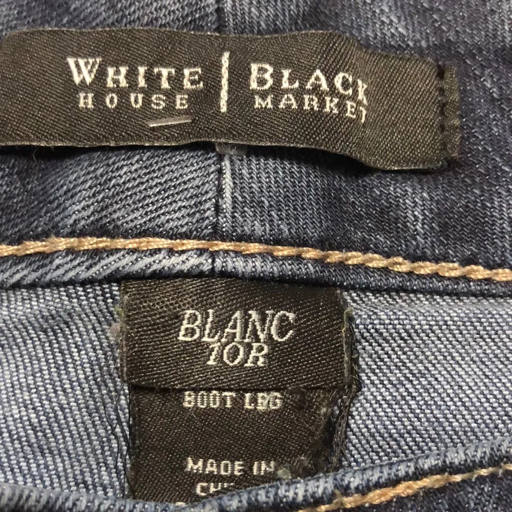 White House Black Market Blanc 10r Jeans - Image 4