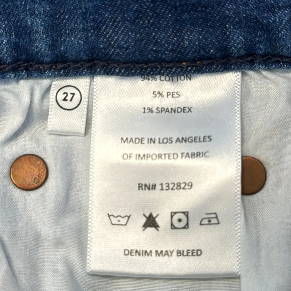 Grlfrnd The Kendall High Rise Stretch Skinny Denim Blue Jeans Size 27 NWT #0108 - Image 8