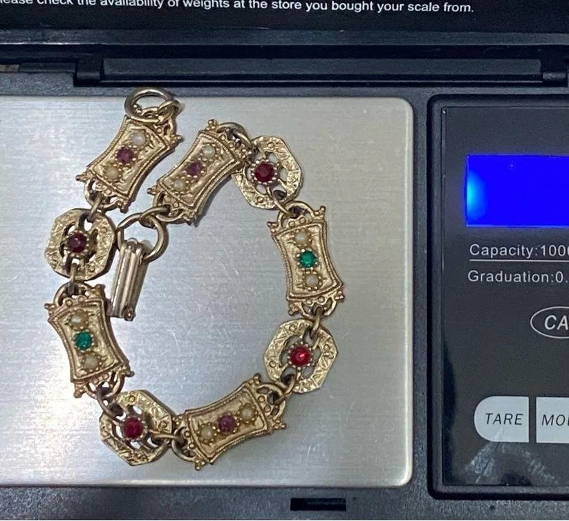 Vintage Unsigned Sarah Coventry Victorian Revival Gold - Image 6