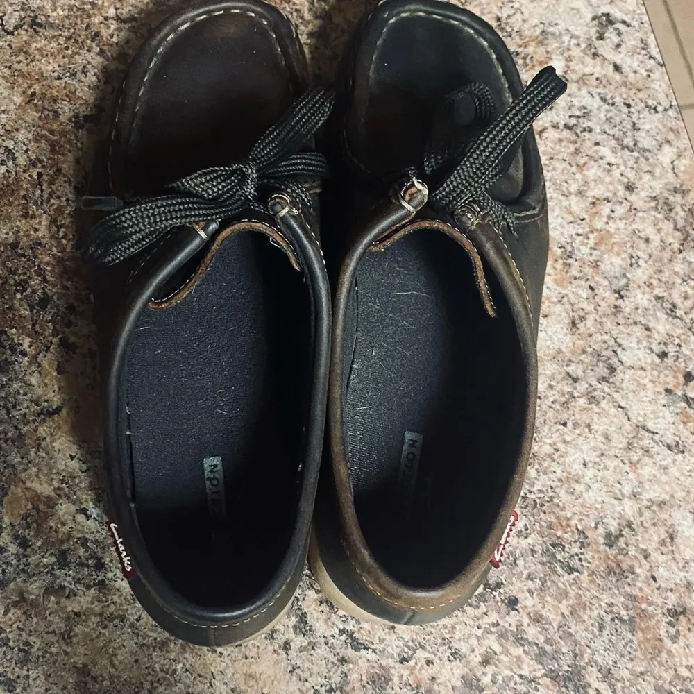 Clarks Brown Leather Wallabee Block Boot - Image 4