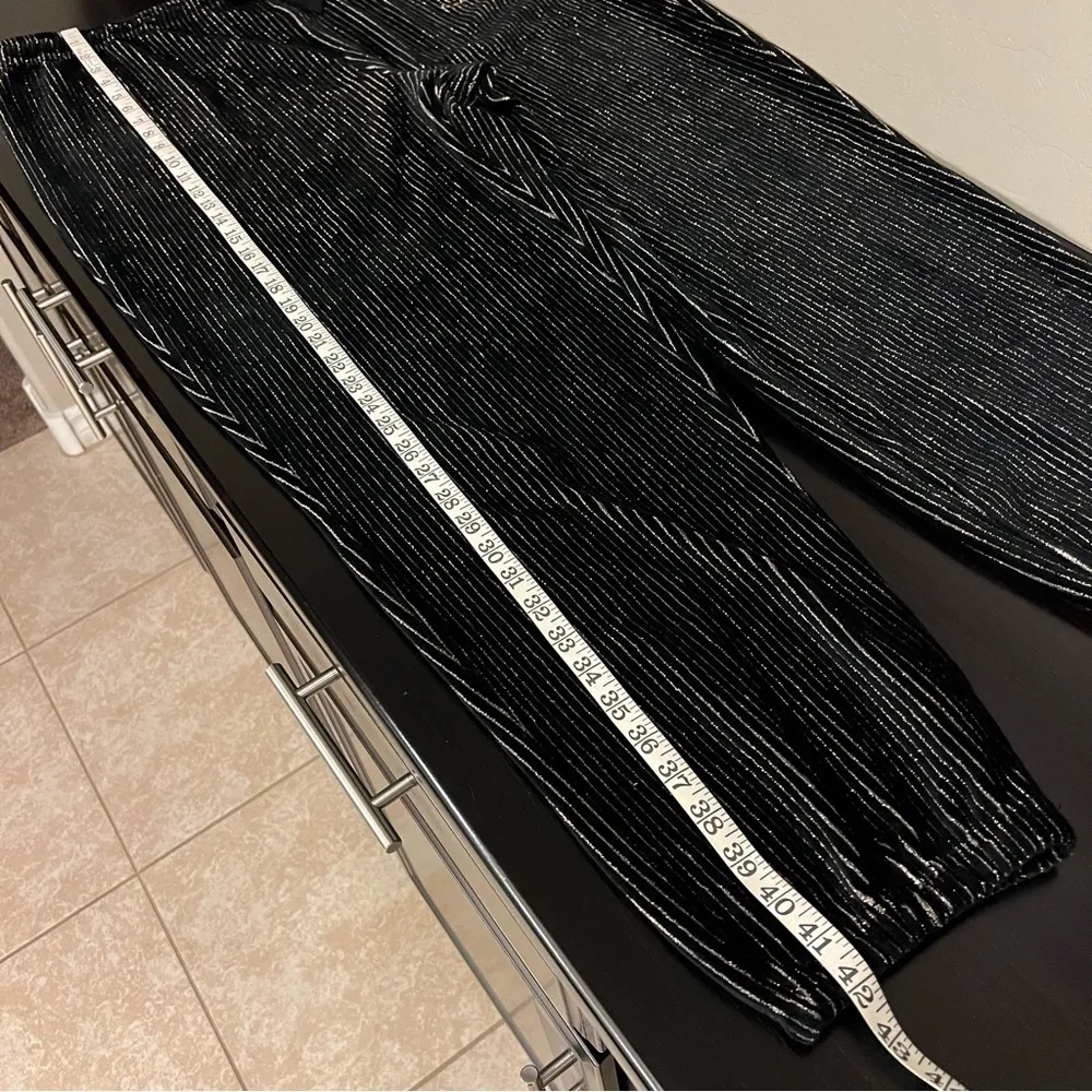 Disney World 50th Anniversary corduroy jogger gold metallic stripes XXL - Image 8