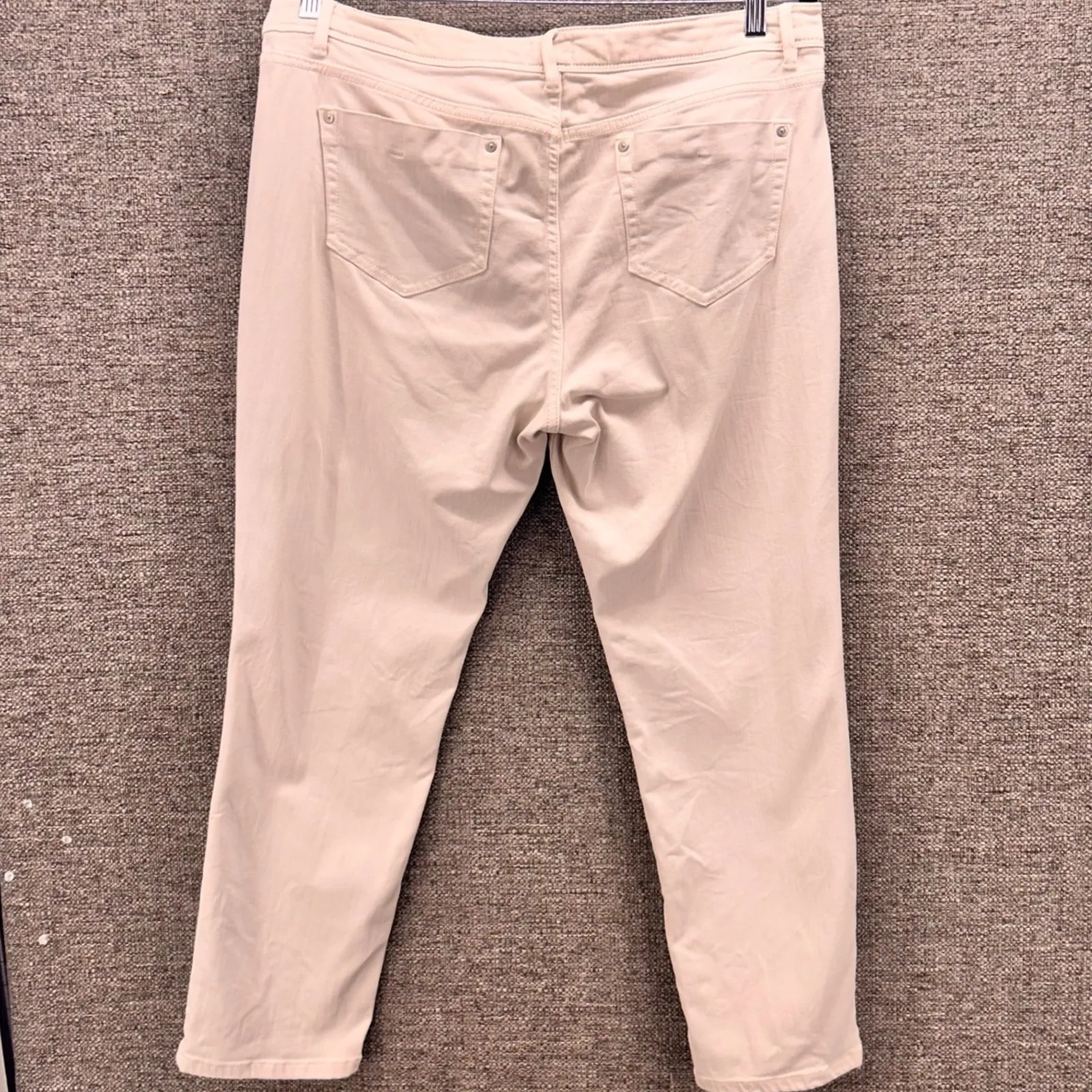 J Jill‎ Crop Jeans Off White 14P - Image 4