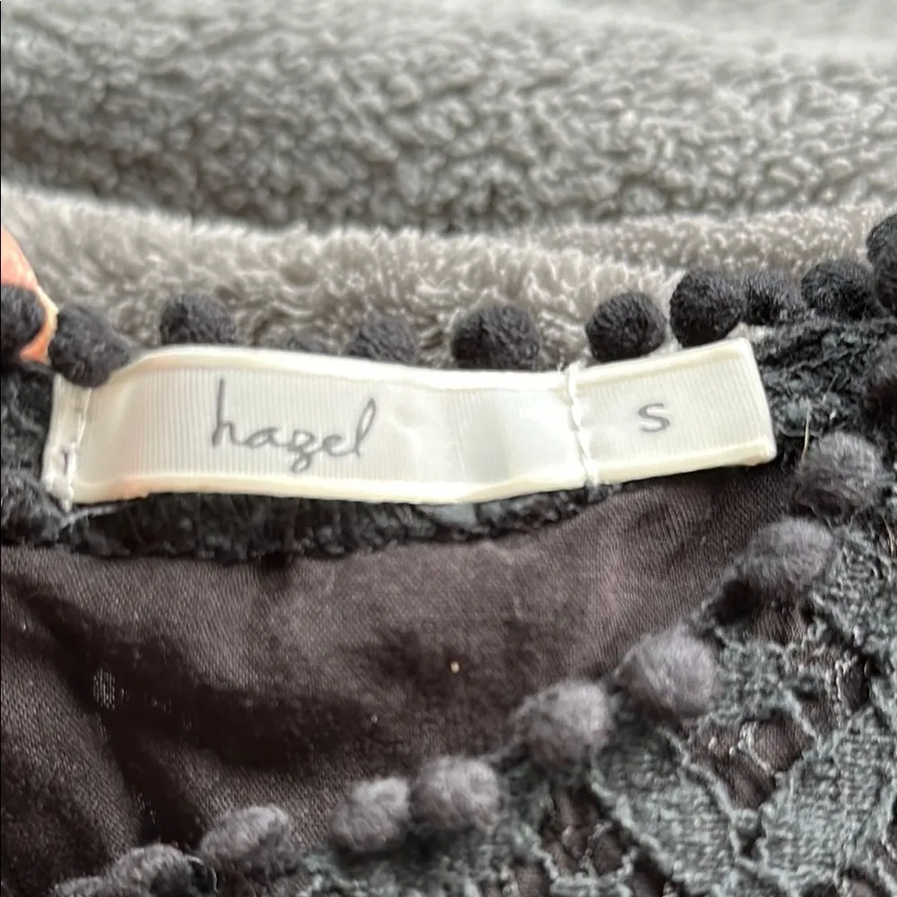 Hazel Black Ruffled Tiered Tank Top​ - Image 2