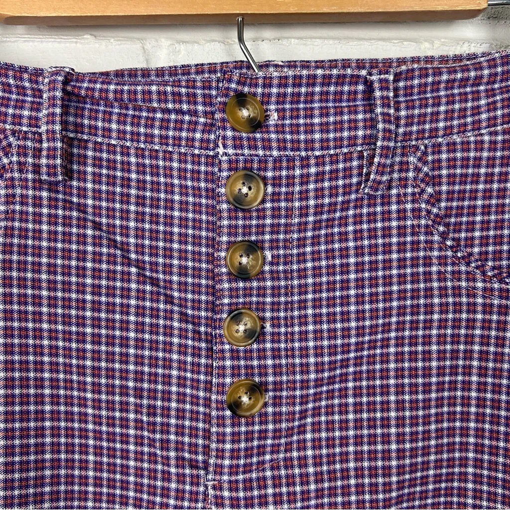 Urban Outfitters Lita Purple Plaid Skinny Pants Size 0 - Image 11
