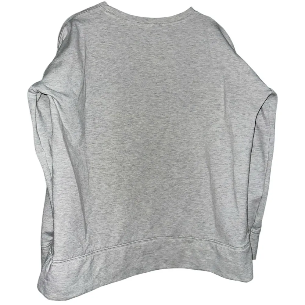 Concept Sports NHL L Heather Gray NY Islanders Embroidered Pullover Sweatshirt Size L - Image 3