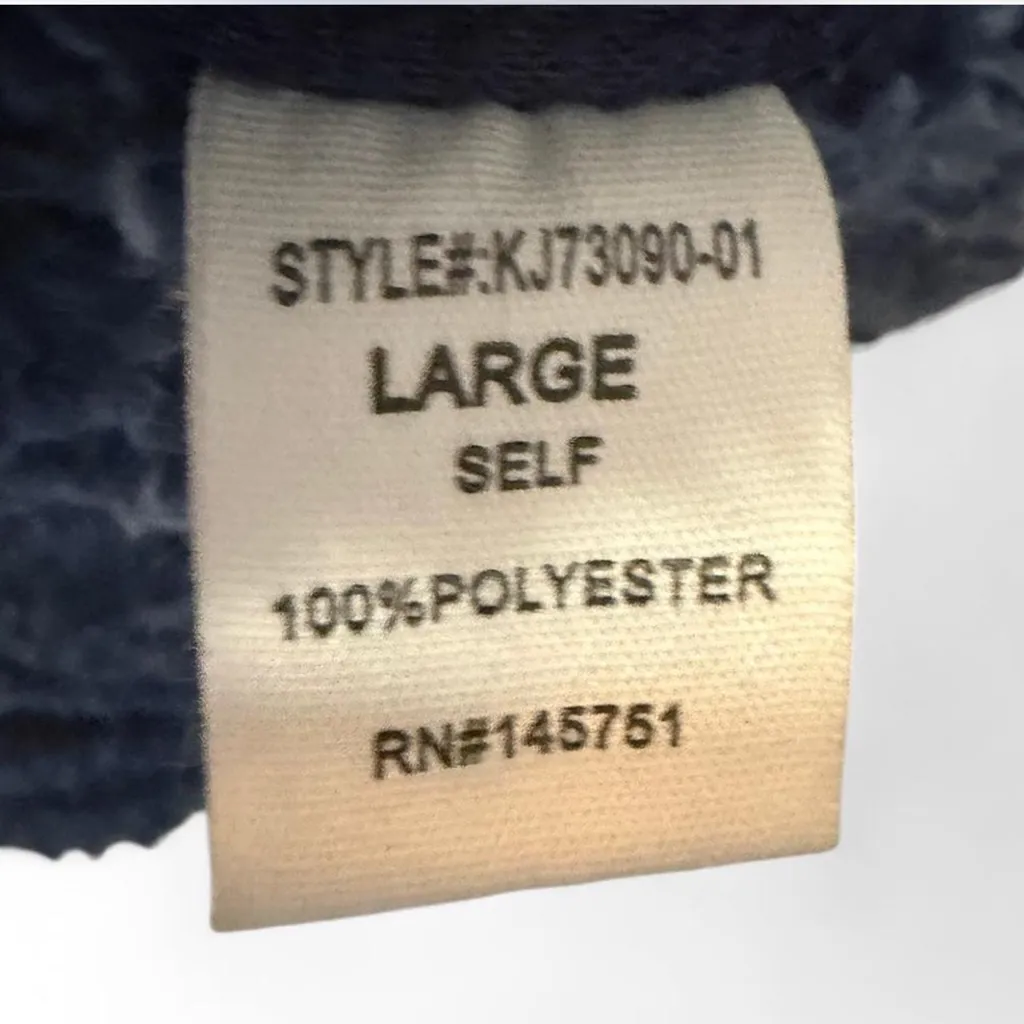 Reversible Quilted/Faux Sherpa Vest‎ Blue Size L - Image 15