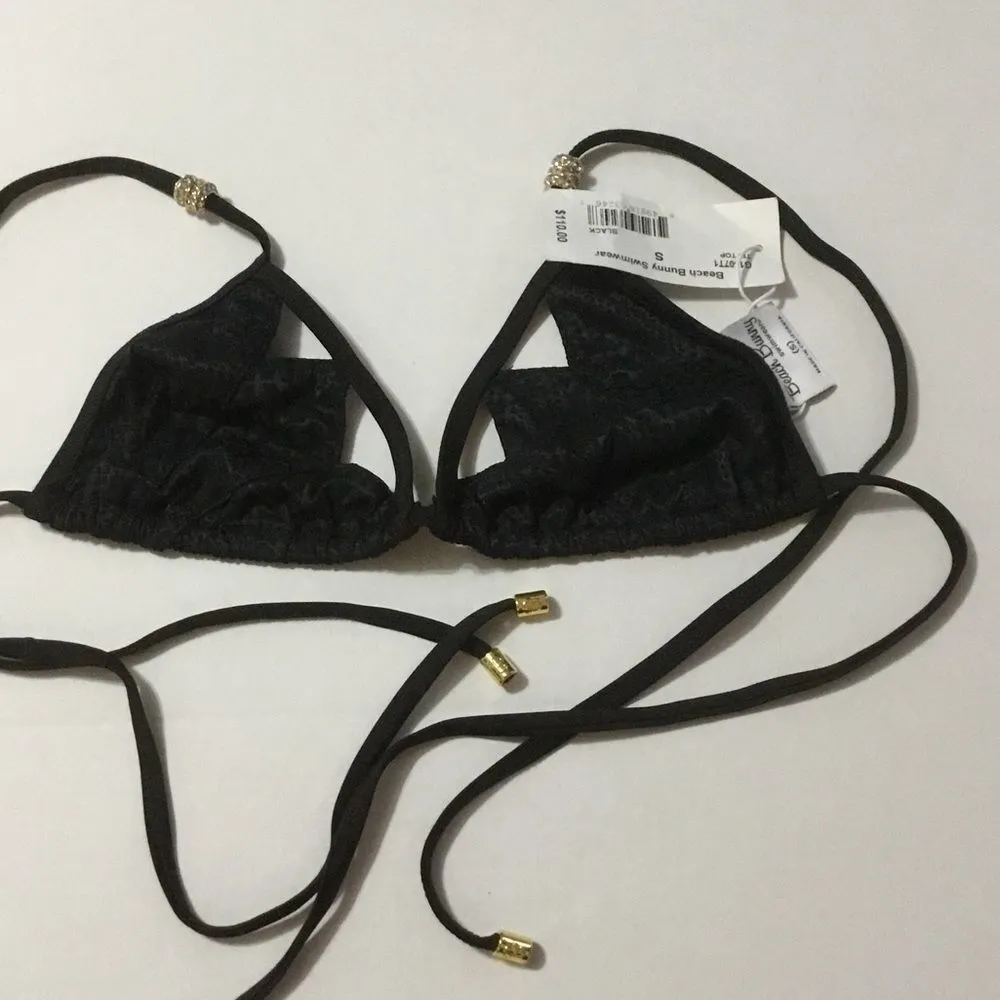 Beach Bunny Bikini Top Jagged‎ Edge nwt - Image 2
