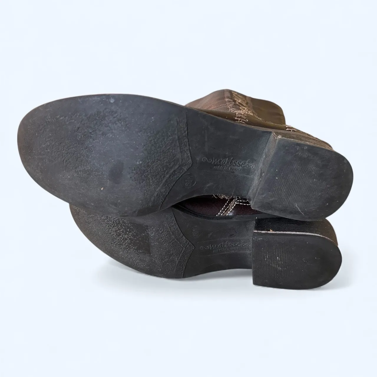 Matisse Brown Leather Mid - Image 5