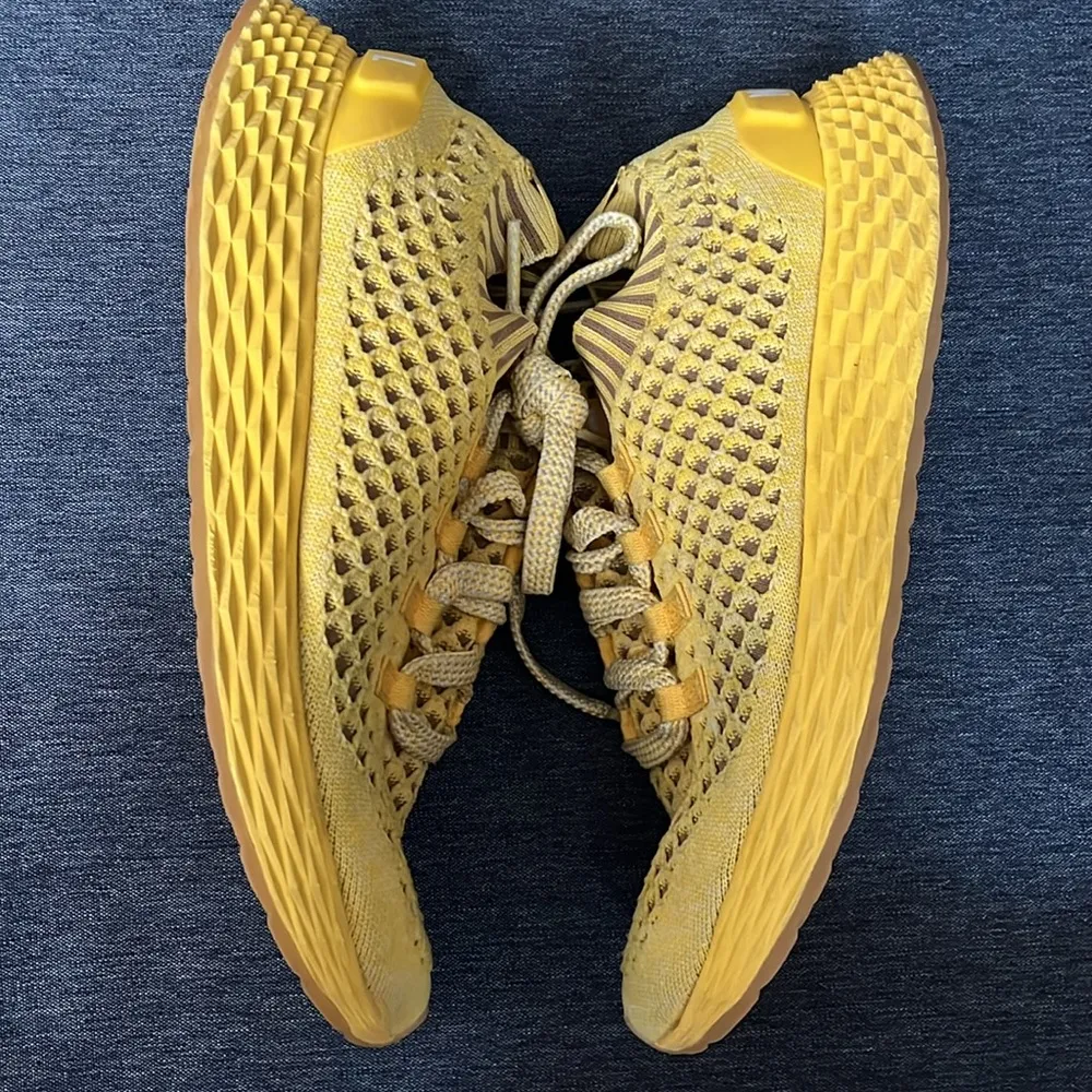 NOBULL Lemon Drop Knit Runner Yellow Sneakers Size 8 Mens 9.5 Womens - Image 4