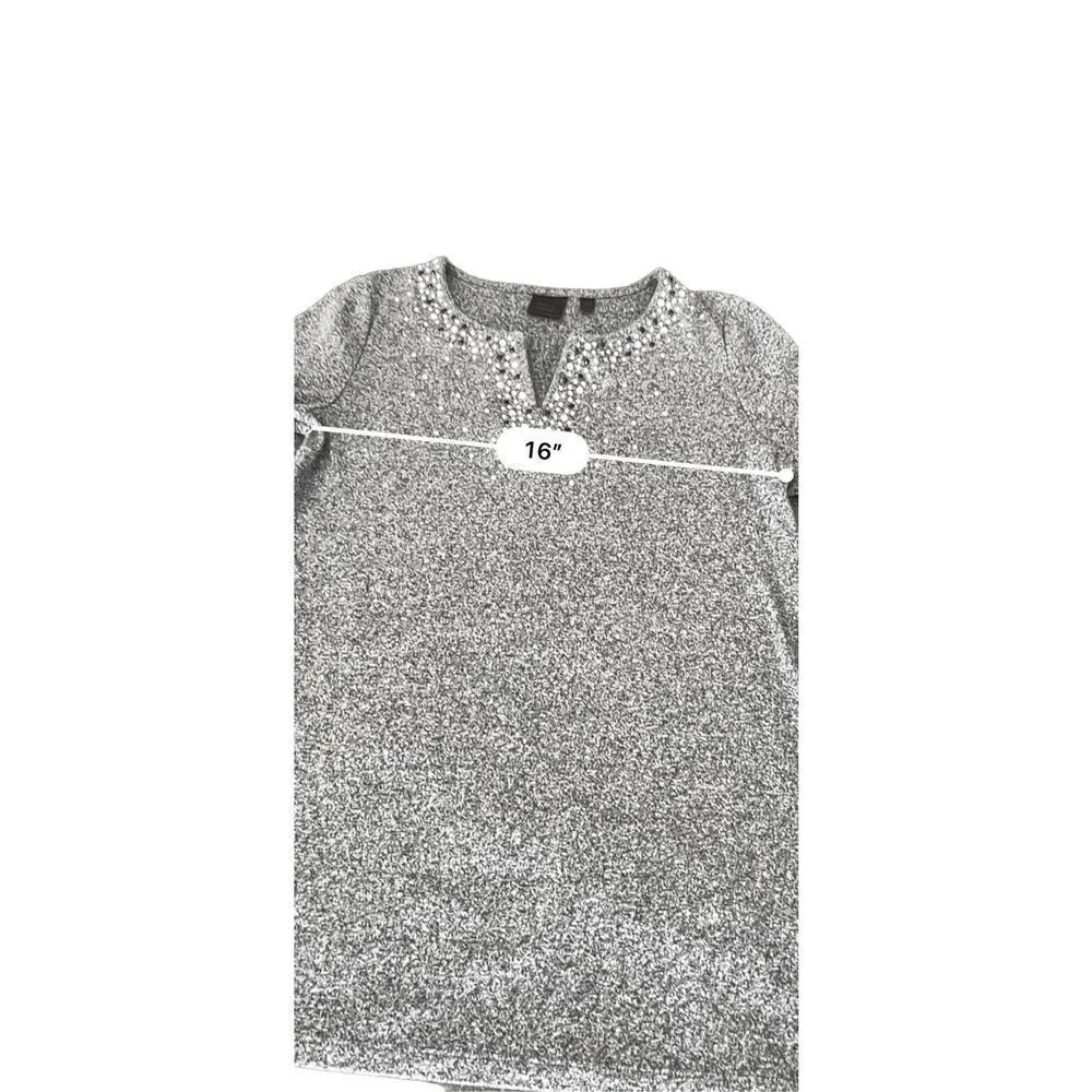 Rafaella Women's Embellished Sweater size S - Image 9