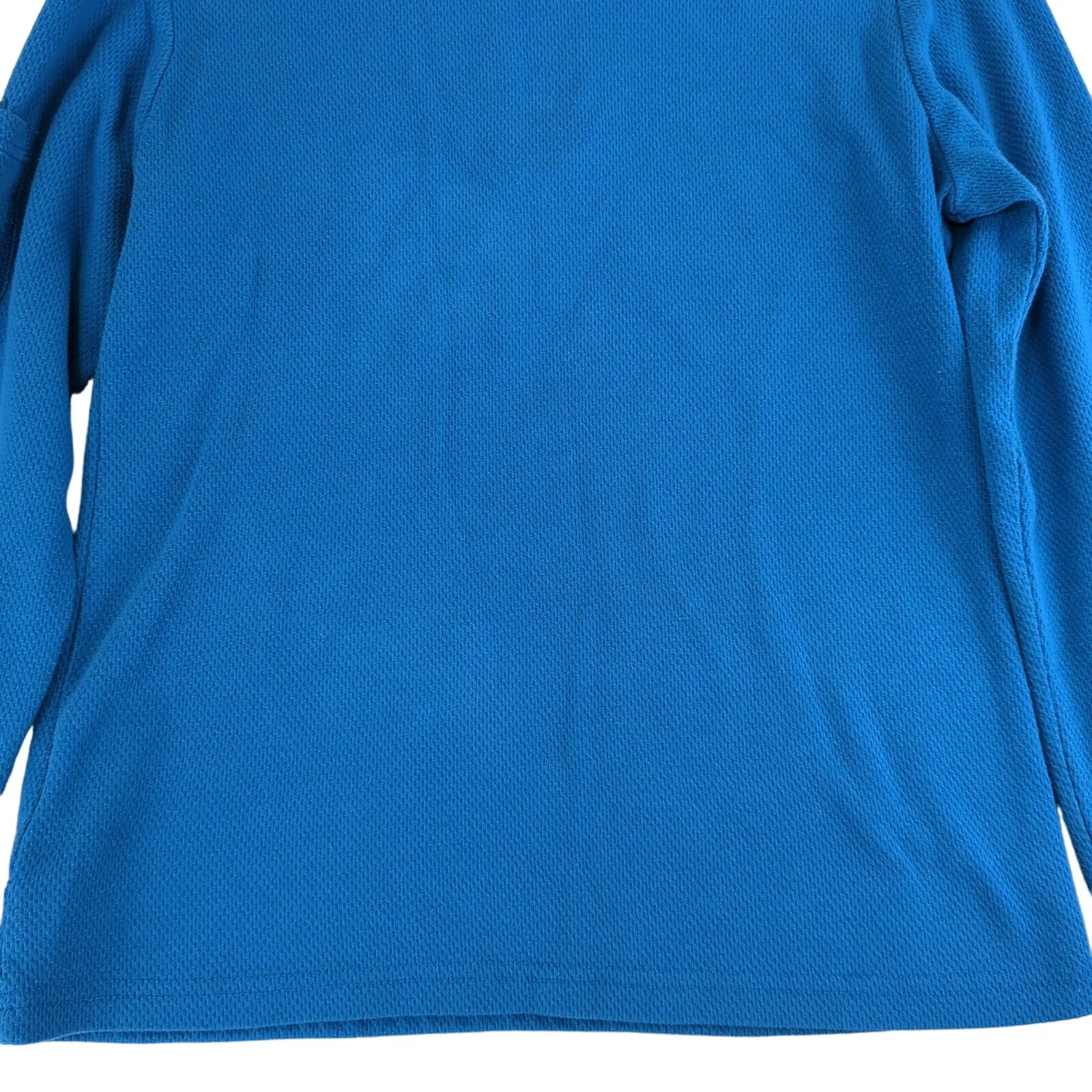 The Black Dog Quarter Zip Pullover Shirt Women's Size Large Blue Sailing - Image 6