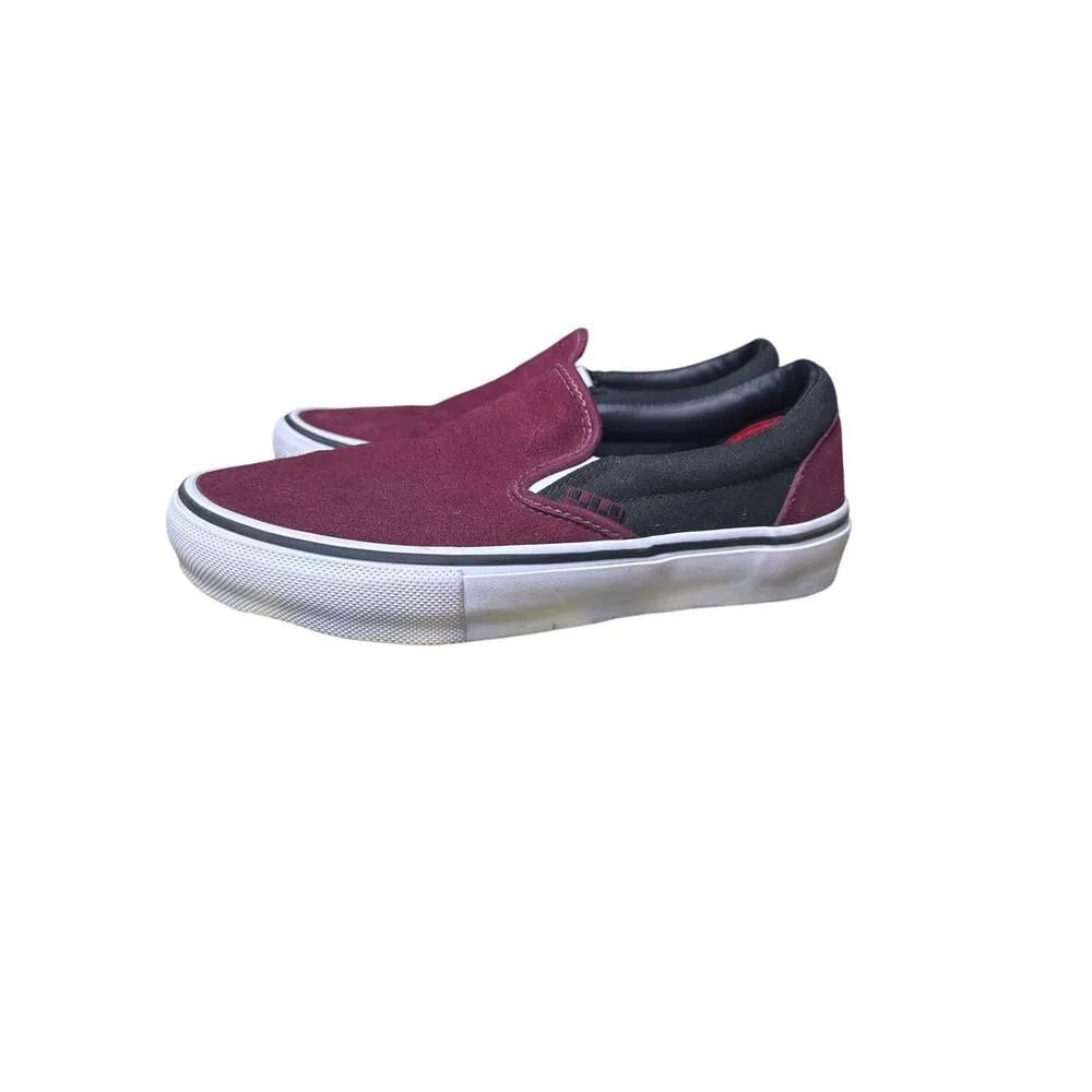 Vans Slip-On PopCush, Maroon & Black, Men’s 6 / Women’s 7.5 - Image 2