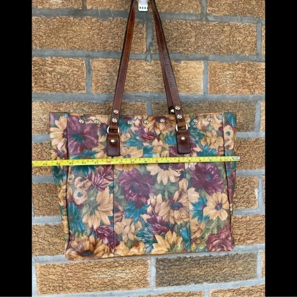 PATRICIA NASH FRESCO BOUQUET SOLARO
LEATHER TOTE - Image 10