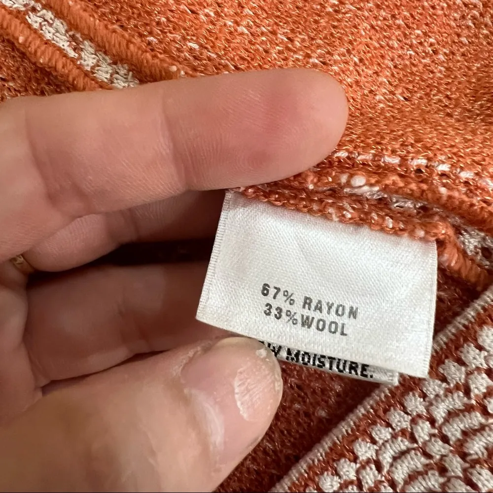 St John Sport Wool Blend Logo Knit Cardigan Sweater Womens P Small Career Casual - Image 6