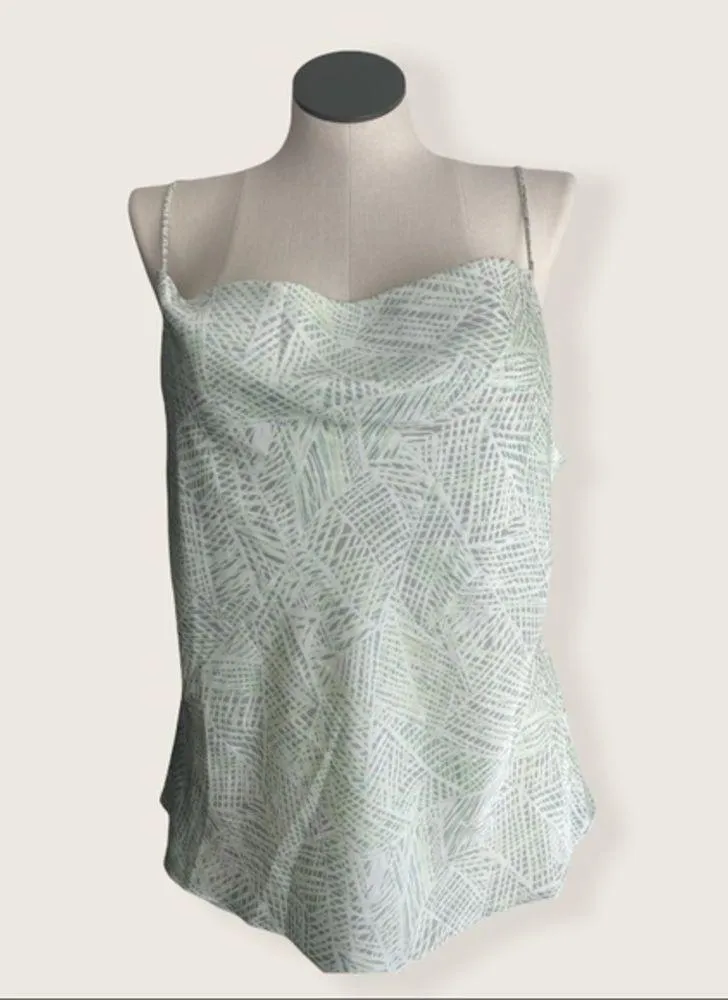 Wayf women’s mint print Axel Cowl Neck Camisole NWT size XL - Image 25