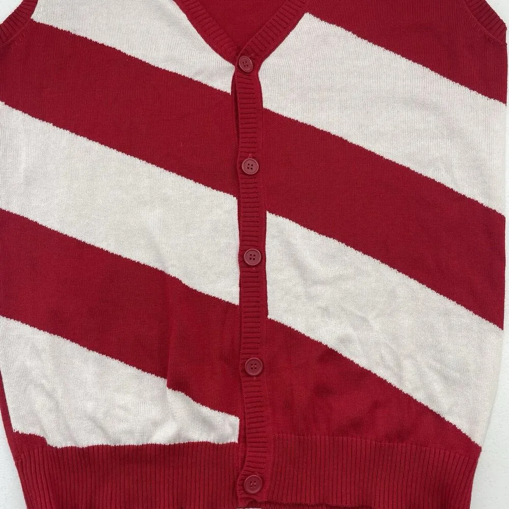 Carbon Y2K Sz XL Sweater Vest Cardigan V - Image 5