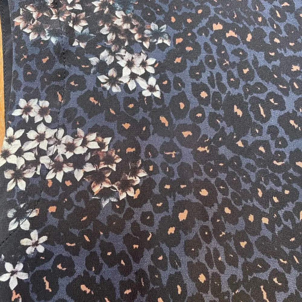 ALLSAINTS Luna Virgo Animal Print Floral Silk Mini Dress - Image 2