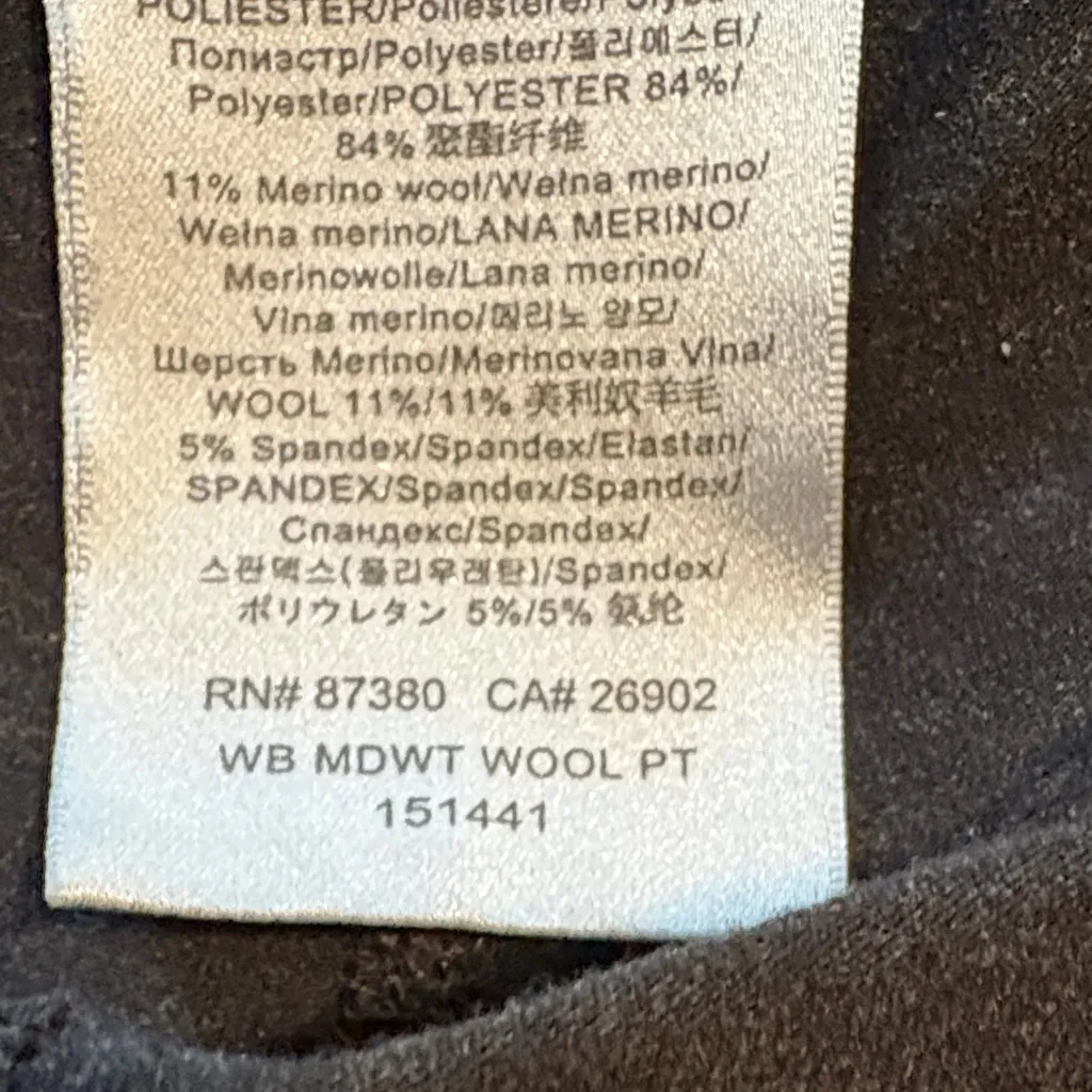 EUC Women’s Burton Merino Wool Mid Weight Base Layer Pants Size M - Image 3